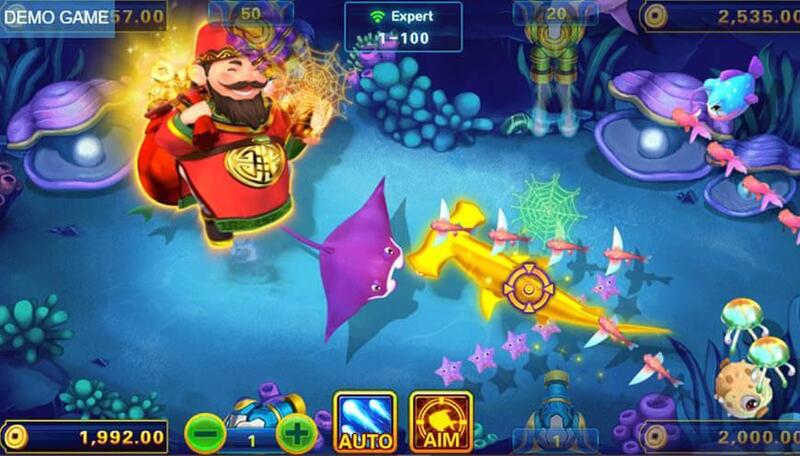 Thế giới đại dương của tro Bắn Cá Thần Tài